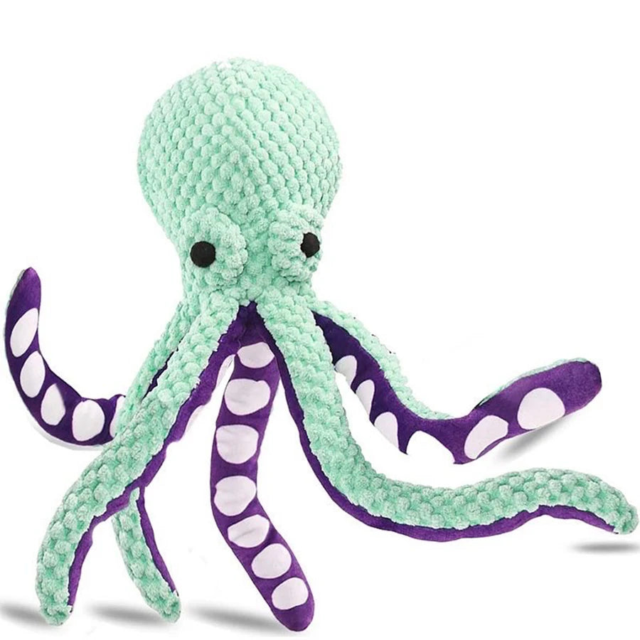 Squeaky Sound Octopus Plush Toys for All Breads of Dogs